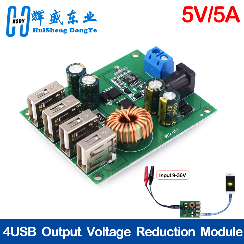 Programmable Dc Power Supply 60V 5A - DC DC 7V-60V zu 5V 5A