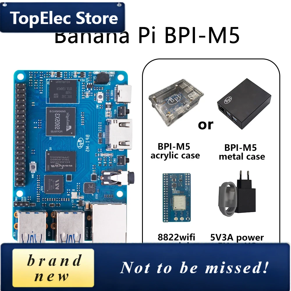 Banana Pi Bpi-M5 - TopElec Banana PI BPI-M5 SET mit