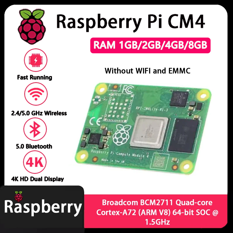 Raspberry Pi CM4 1 GB/2 GB/4 G – Raspberry Pi Compute Module 4 8Gb 32Gb Bewertung und Preis
